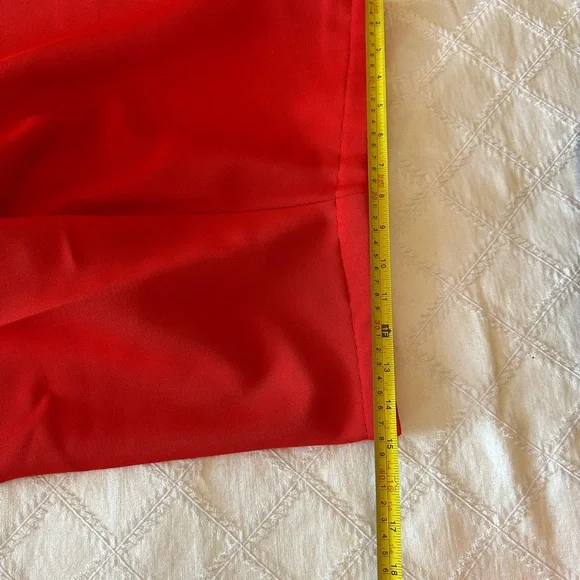 Vintage 1970’s Hedy Knits Of California Red Pantsuit Sz S Matching Neck Scarf